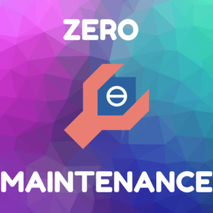 Zero website maintenance cost